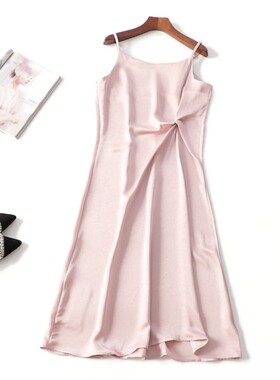 411508 夏连衣裙 女长款V领