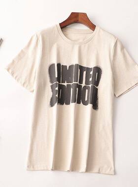 409459 夏T恤 深圳女中长款短袖圆领断码清仓