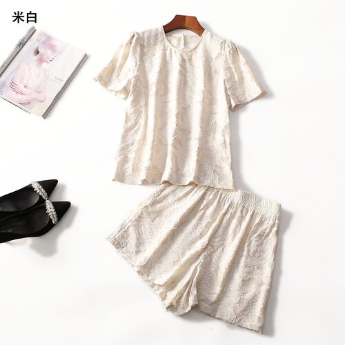 248547 夏上衣裤子套装 深圳女短款短袖套头.S.M.L.XL
