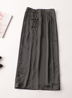 242887 夏加长半身裙
