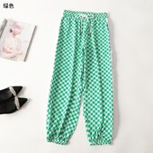 245955亏本清货南油高端轻奢欧货花色休闲夏长款 休闲裤