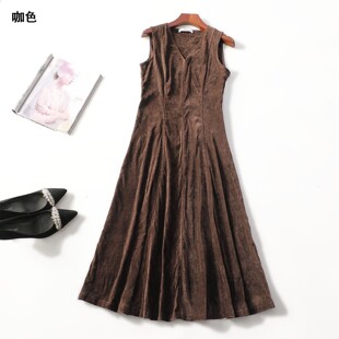 连衣裙 套头无袖 504609 春加长款