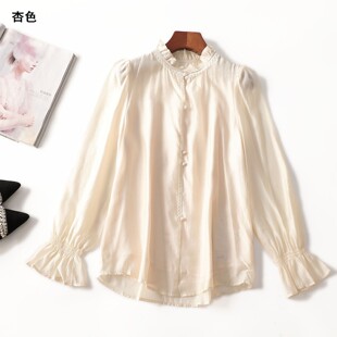 246830 秋衬衫 女中长款长袖套头.M.L.XL