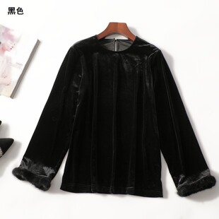 412487 秋上衣 女中长款长袖套头.2XL.3XL