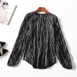 413854 春上衣 女中长款长袖套头