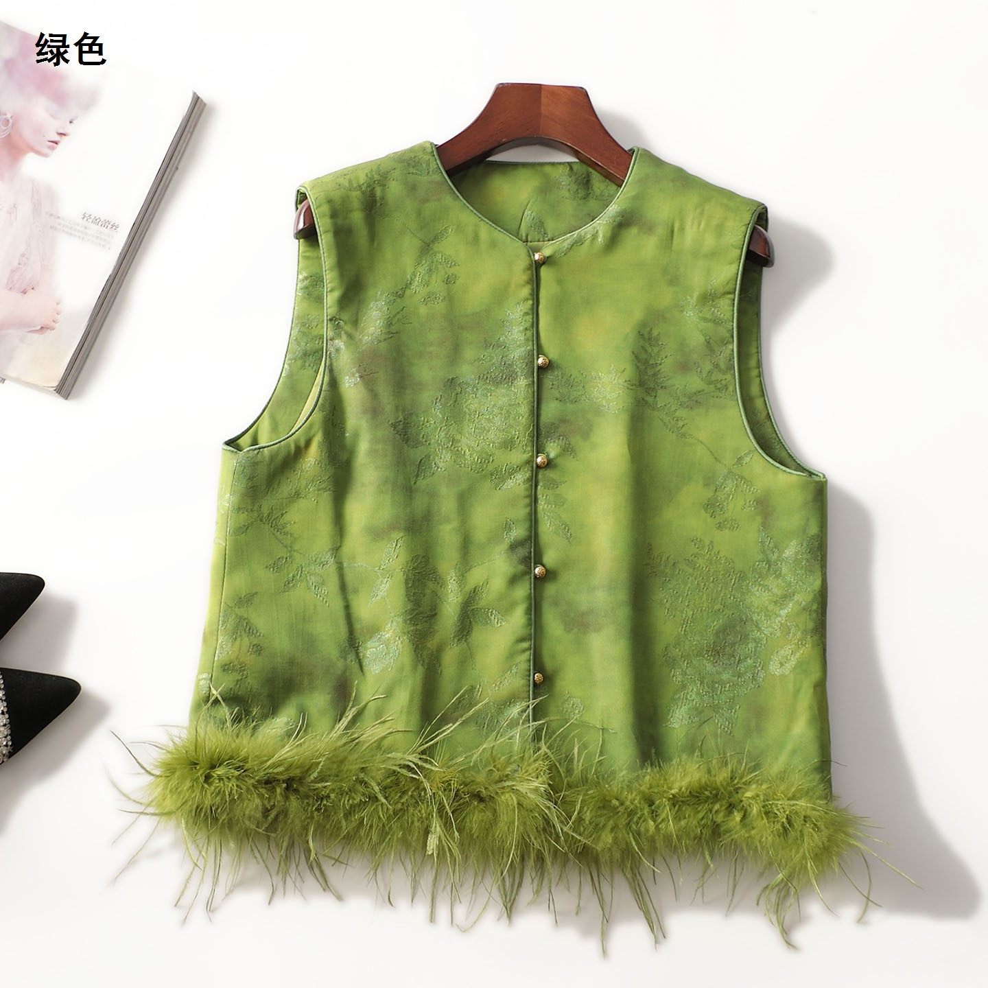 247332 秋马夹 女中长款无袖单排扣,女装/女士精品,马夹,淘宝优惠券,粉丝福利购,淘宝优惠卷