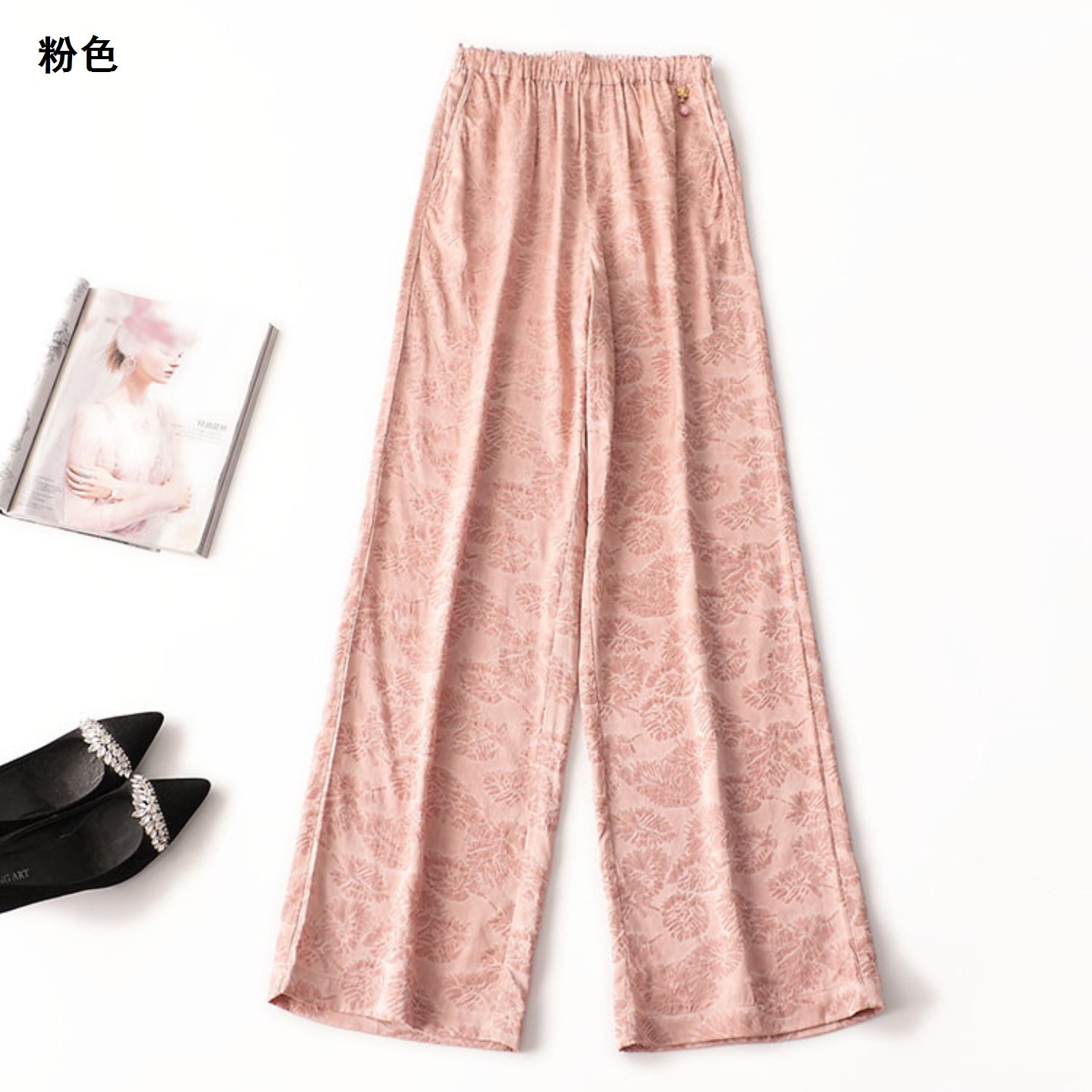 243449 秋人丝人棉休闲裤 深圳女长款