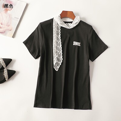 411362 夏T恤 女中长款短袖圆领.L.XL.2XL.3XL