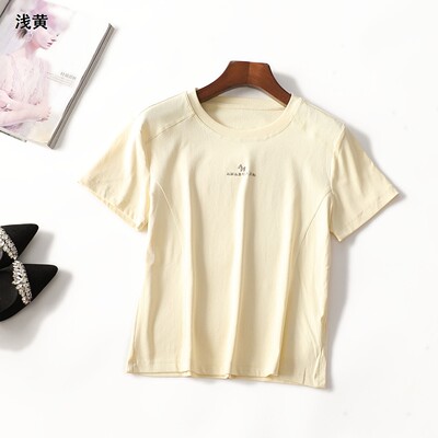 249544 夏T恤 女短款短袖套头.L.XL.2XL.3XL.4XL