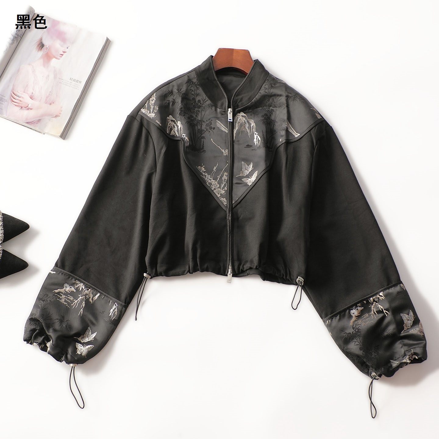 412311 秋短款拉链长袖外套,女装/女士精品,短外套,淘宝优惠券,粉丝福利购,淘宝优惠卷