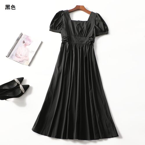 248531 夏连衣裙 女加长款短袖套头.M.L.XL.2XL