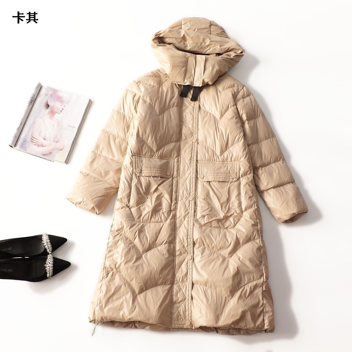 412374 冬羽绒服 女长款长袖拉链清仓,女装/女士精品,羽绒服,淘宝优惠券,粉丝福利购,淘宝优惠卷