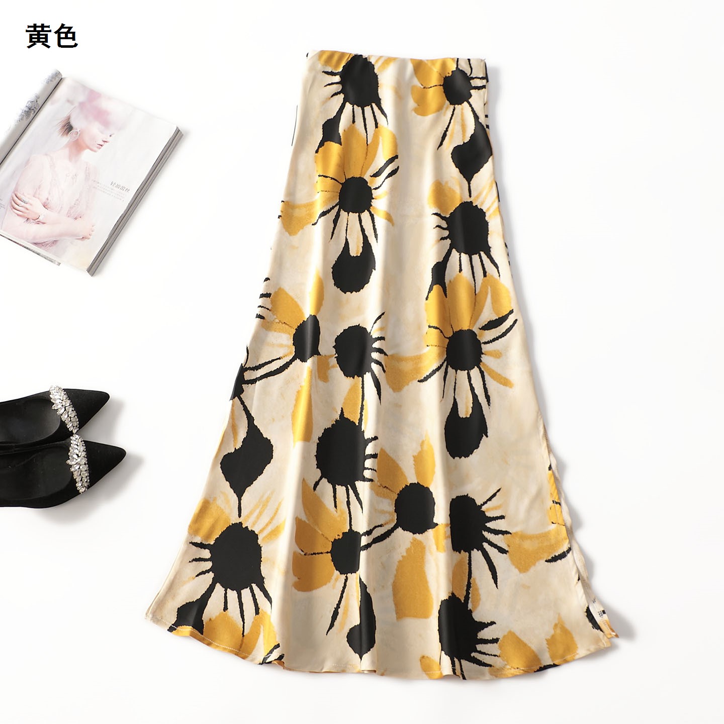 411863 夏半身裙 女加长断码清仓