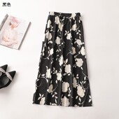 242489 深圳女印花加长 夏半身裙