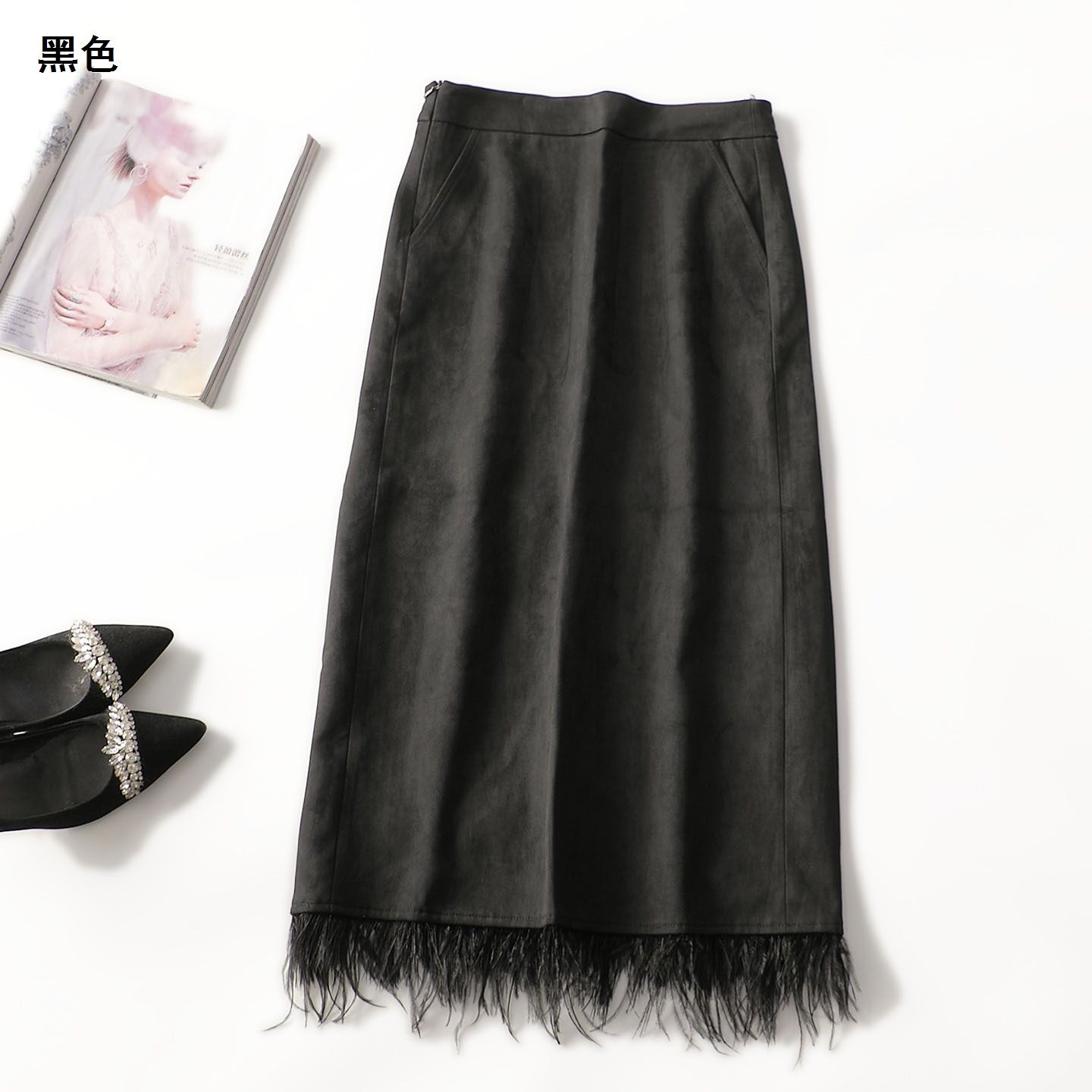 247368 秋半身裙 女加长清仓