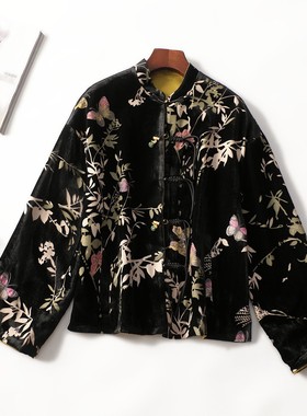 412499 秋外套 女中长款长袖单排扣