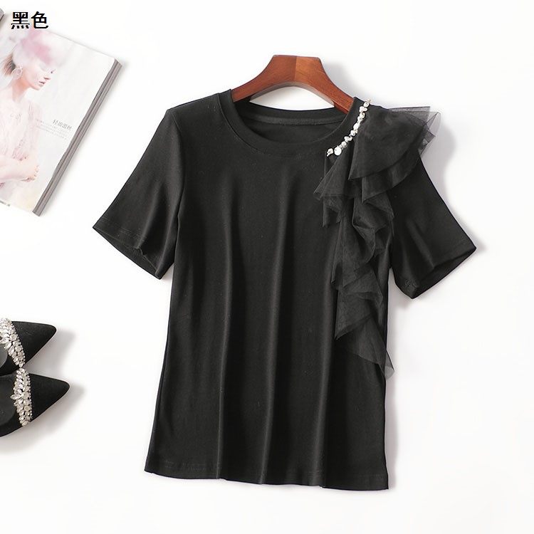 411461 夏中长款圆领短袖T恤,女装/女士精品,T恤,淘宝优惠券,粉丝福利购,淘宝优惠卷