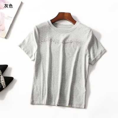249205 夏T恤 女中长款短袖套头.L.XL.2XL.3XL.4XL