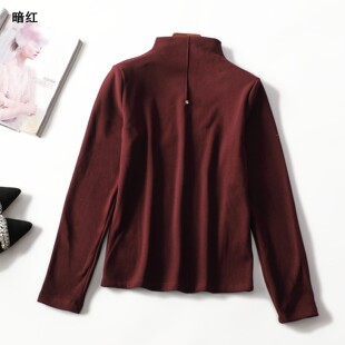 413617 冬打底衫 女加绒中长款长袖套头.XL.2XL.3XL.4XL