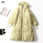 413132推荐 羽绒服 拉链长袖 高档品牌女装 清货超值90鸭绒冬加长款