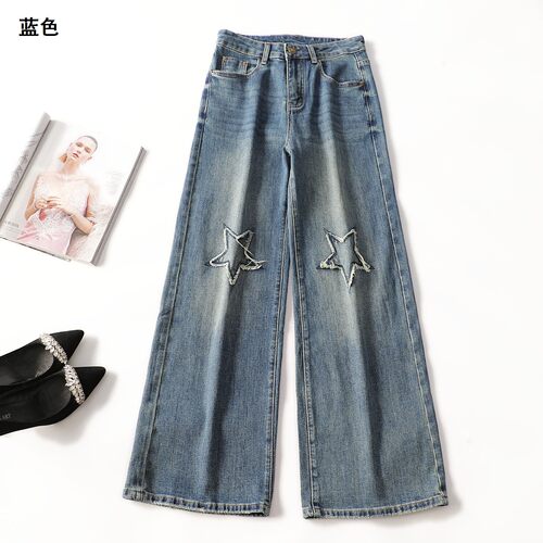 415145 秋牛仔裤 女长款.S.M.L.XL.2XL.3XL