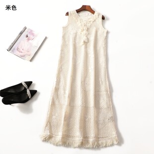 连衣裙 套头无袖 248469 夏加长款