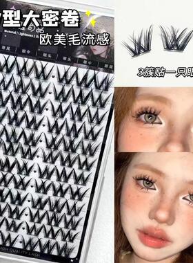 萌睫尚品懒人V型浓密大密卷