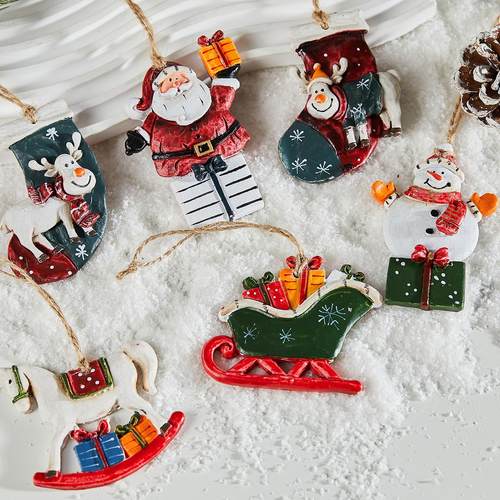 圣诞装饰品北欧复古圣诞树挂饰