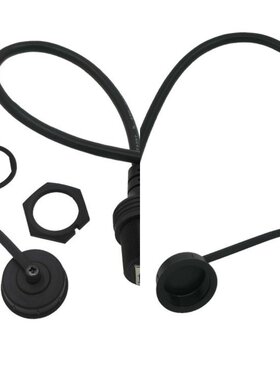 防水线汽车游艇摩托车仪表盘USB3.0BMBF公对母打印数据延长转接线