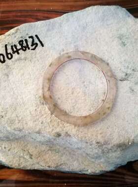 缅甸天然翡翠原石老坑木那场口白盐沙冰种春彩手镯料LIAS10648131