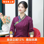 唐装 新款 上衣中老年改良汉服 三重门中国风香云纱女夏装 星河故事