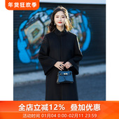 秋冬复古羊毛呢中式 如烟往事 三重门新款 真丝外套保暖加厚中国风