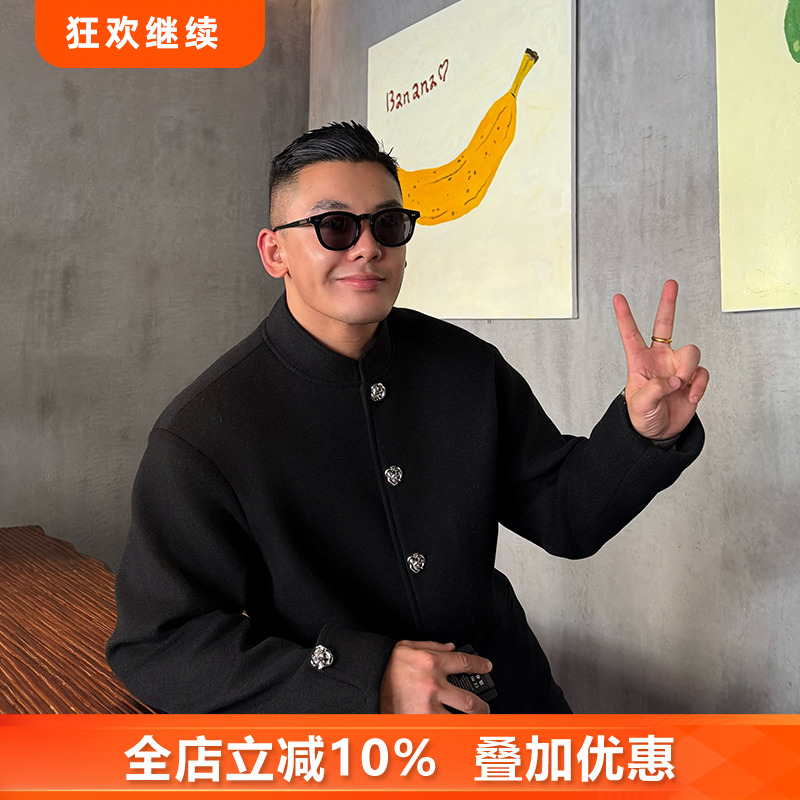 三重门纯手工盘扣复古