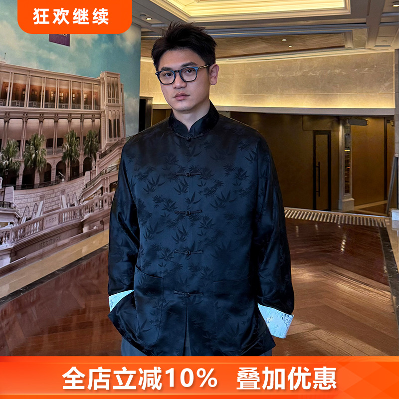 秋冬长袖时尚国潮中国风手工盘扣