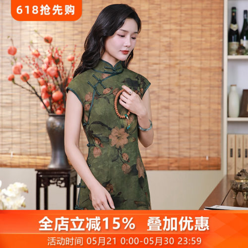 时尚旗袍中国风日常高端