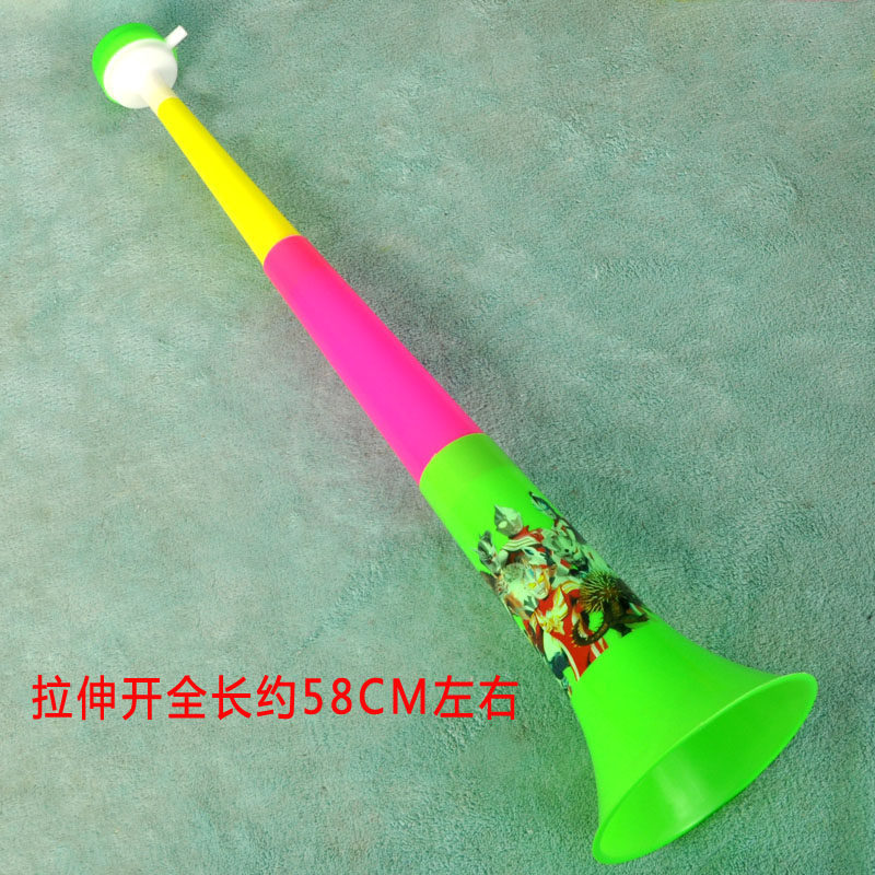 伸缩喇叭巨音喇叭球迷号儿童玩具喇叭三节伸缩喇叭夜市地摊热卖