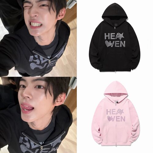 金道勋同款星星字母宽松情侣卫衣