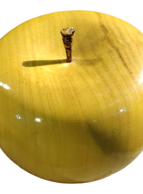 金丝楠木苹果摆件工艺品