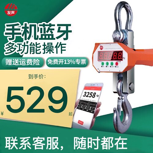 上海友声ocs12351015t电子吊秤