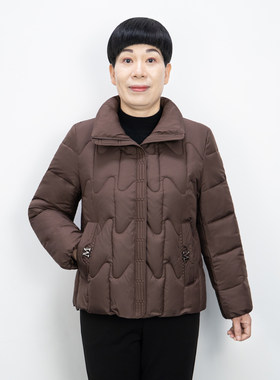 50多岁妈妈棉服冬装外套休闲保暖