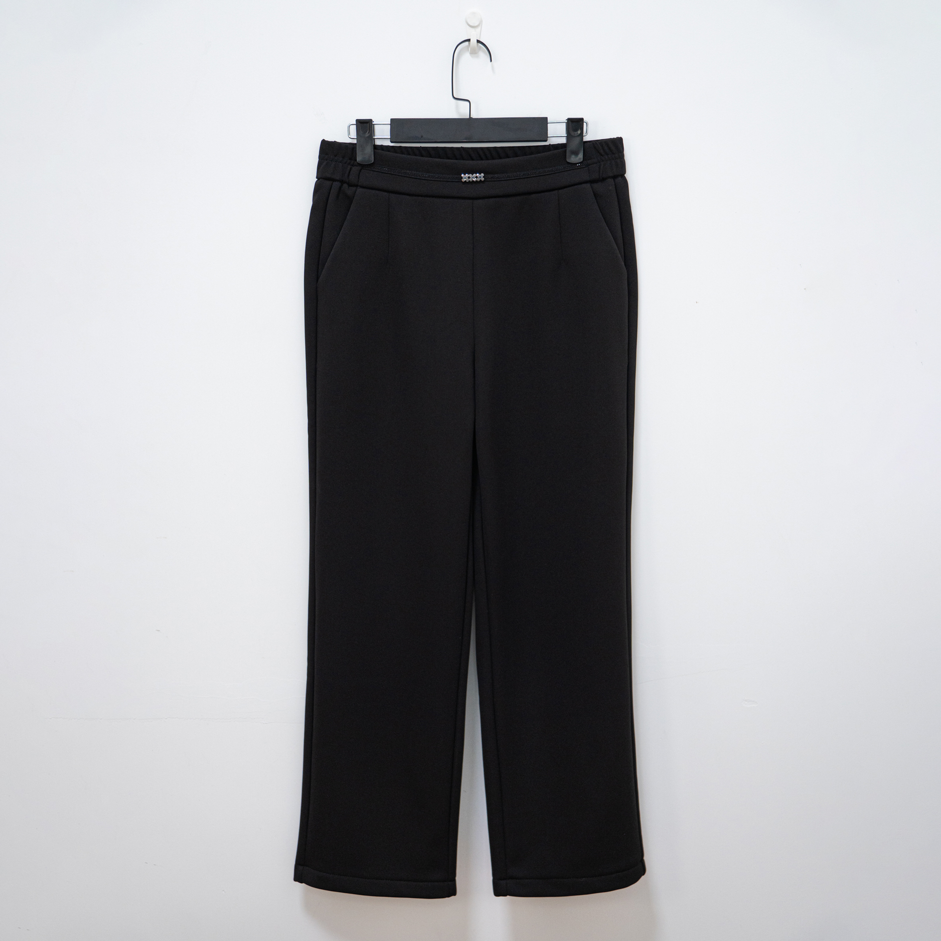 妈妈秋冬裤子加绒保暖休闲裤直板