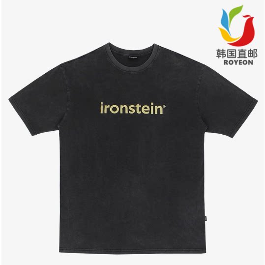 韩国直邮 ironstein pigment logo t-shirts 金钟国短袖T恤