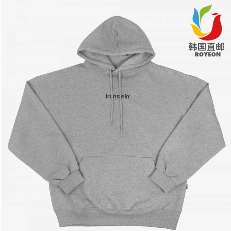 韩国直邮 ironstein basic logo hoodie 金钟国连帽卫衣