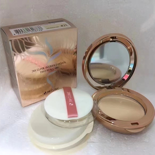 韩国3W CLINIC无暇粉饼 隐形毛孔两用粉饼控油定妆持久遮瑕