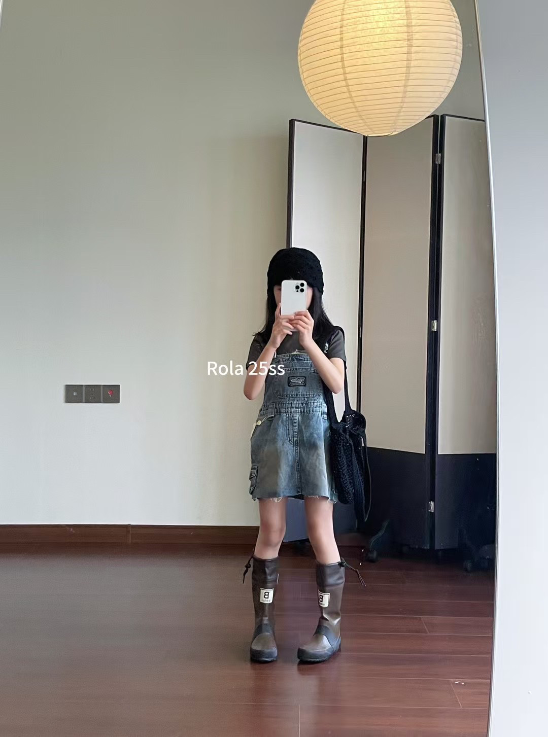 韩版春夏新款女童牛仔背带短裙中大童连衣裙