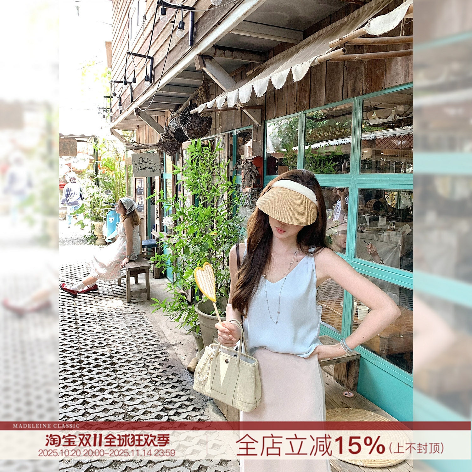 【夏日密语】系带纽结上衣