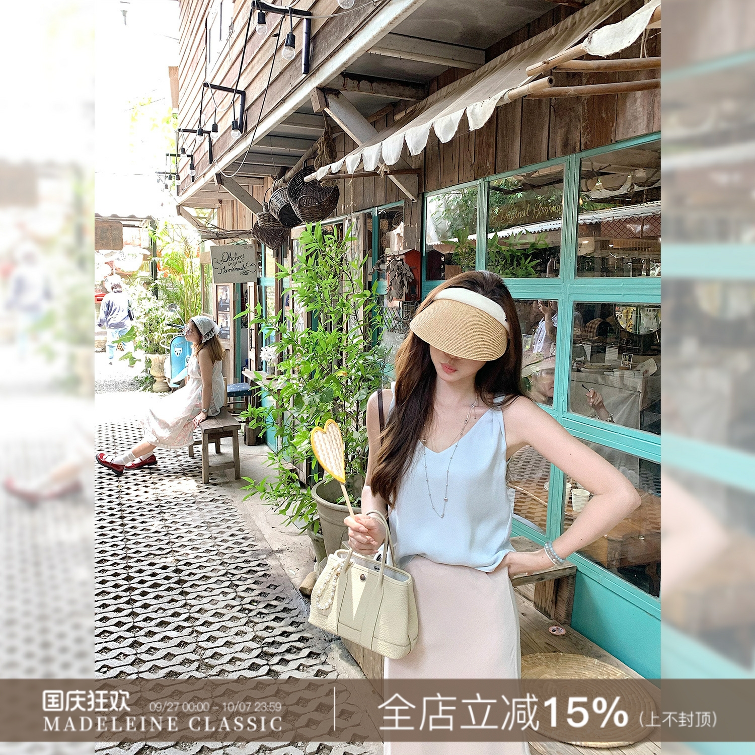 【夏日密语】系带纽结上衣