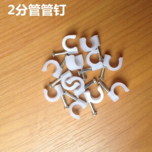 2分净水器水管管钉 固定钉子 水泥钢钉 纯水机直饮机布管走线配件