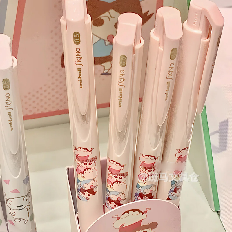 uniball三菱蜡笔小新限定中性笔