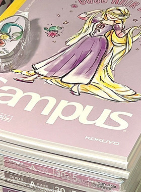 国誉campus笔记本子迪士尼公主